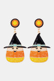 Witch's Hat Shape Synthetic Pearl Dangle Earrings - Trendsi - Flyclothing LLC