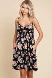 Culture Code Full Size Floral Frill Cami Dress - Trendsi - Flyclothing LLC