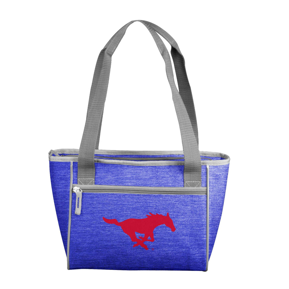 SMU Crosshatch 16 Can Cooler Tote - Logo Brands - Flyclothing LLC