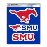 Southern Methodist University Decal 3-pk - Logo Brands - Flyclothing LLC