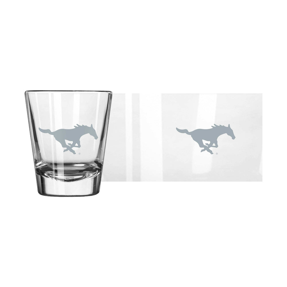 Southern Methodist 2oz Frost Shot Glass - Logo Brands - Flyclothing LLC