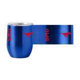 SMU 16oz Gameday Stainless Curved Beverage - Logo Brands - Flyclothing LLC