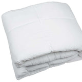 White Twin Microfiber Thread Count Down Alternative Duvet Insert - Homeroots - Flyclothing LLC