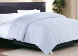 White Twin Microfiber Thread Count Down Alternative Duvet Insert - Homeroots - Flyclothing LLC