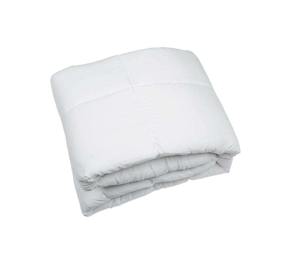 White Twin Microfiber Thread Count Down Alternative Duvet Insert - Homeroots - Flyclothing LLC