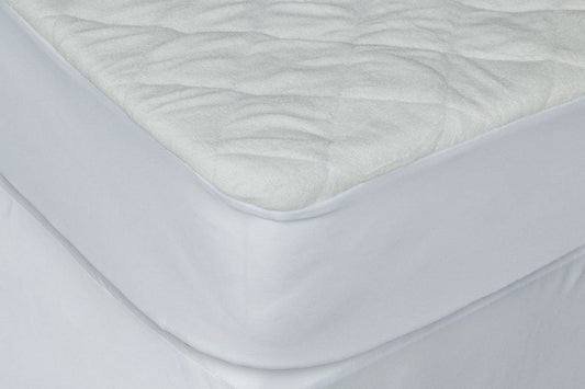 9" Waterproof Bamboo Terry Crib Mattress Pad Liner Mattress Cover Only - Homeroots