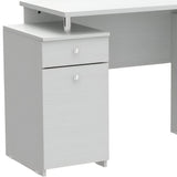 51" White Computer Desk With Five Drawers - Homeroots - Flyclothing LLC