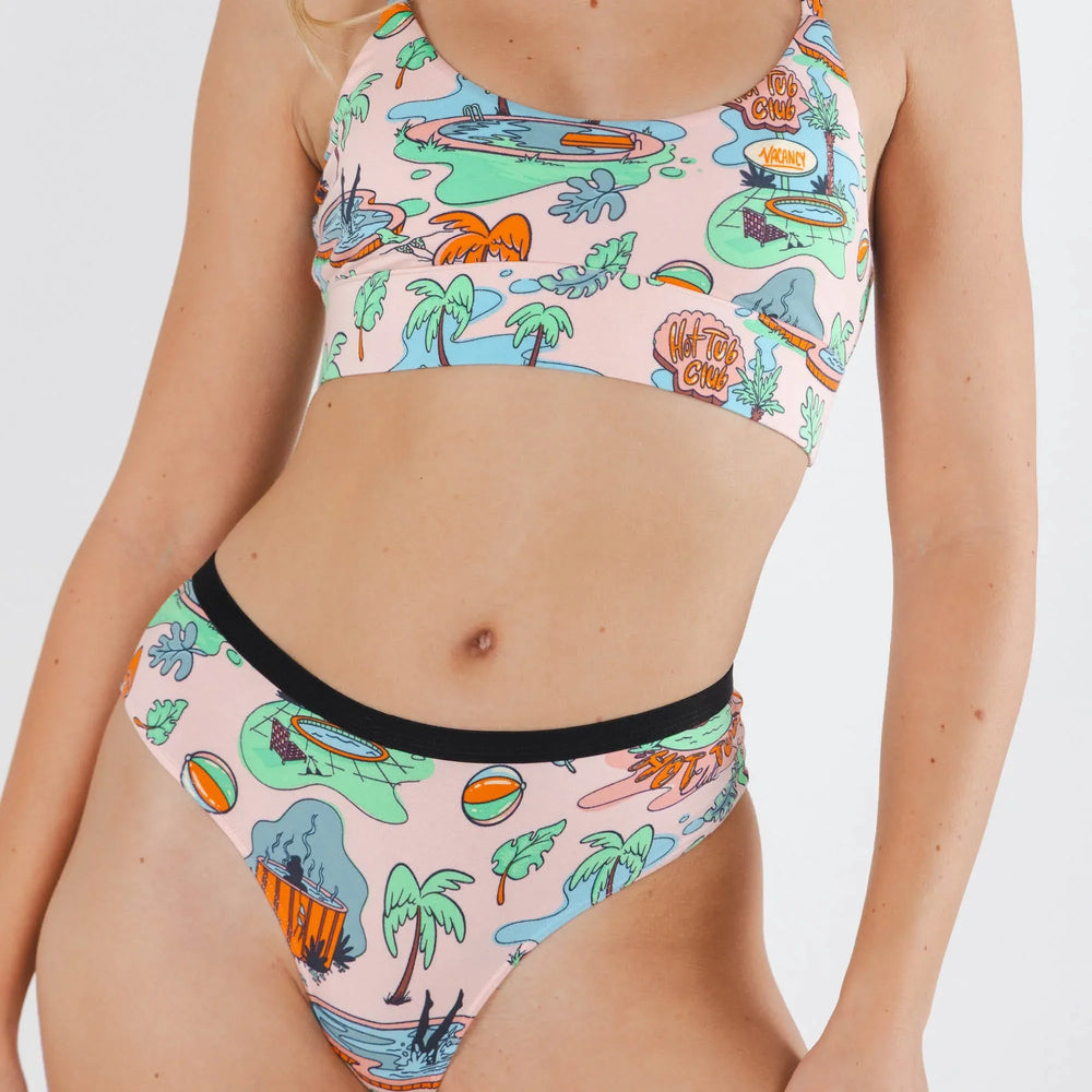 The Motel Hotel | Palm Springs Tropical Cheeky Underwear - Shinesty - Flyclothing LLC