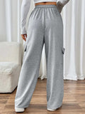 Drawstring Wide Leg Pants with Pockets - Trendsi - Flyclothing LLC
