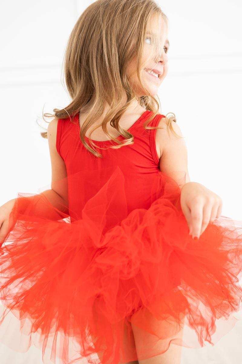 Red Tank Tutu Leotard - Mila & Rose ® - Flyclothing LLC