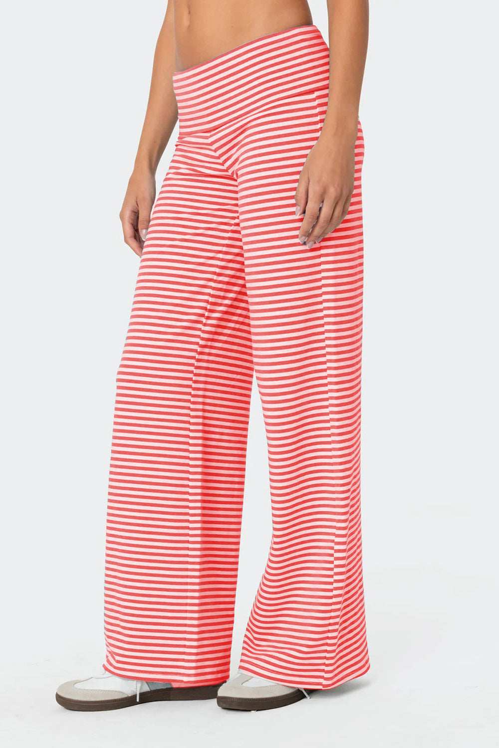 Striped Wide Leg Pants - Trendsi - Flyclothing LLC