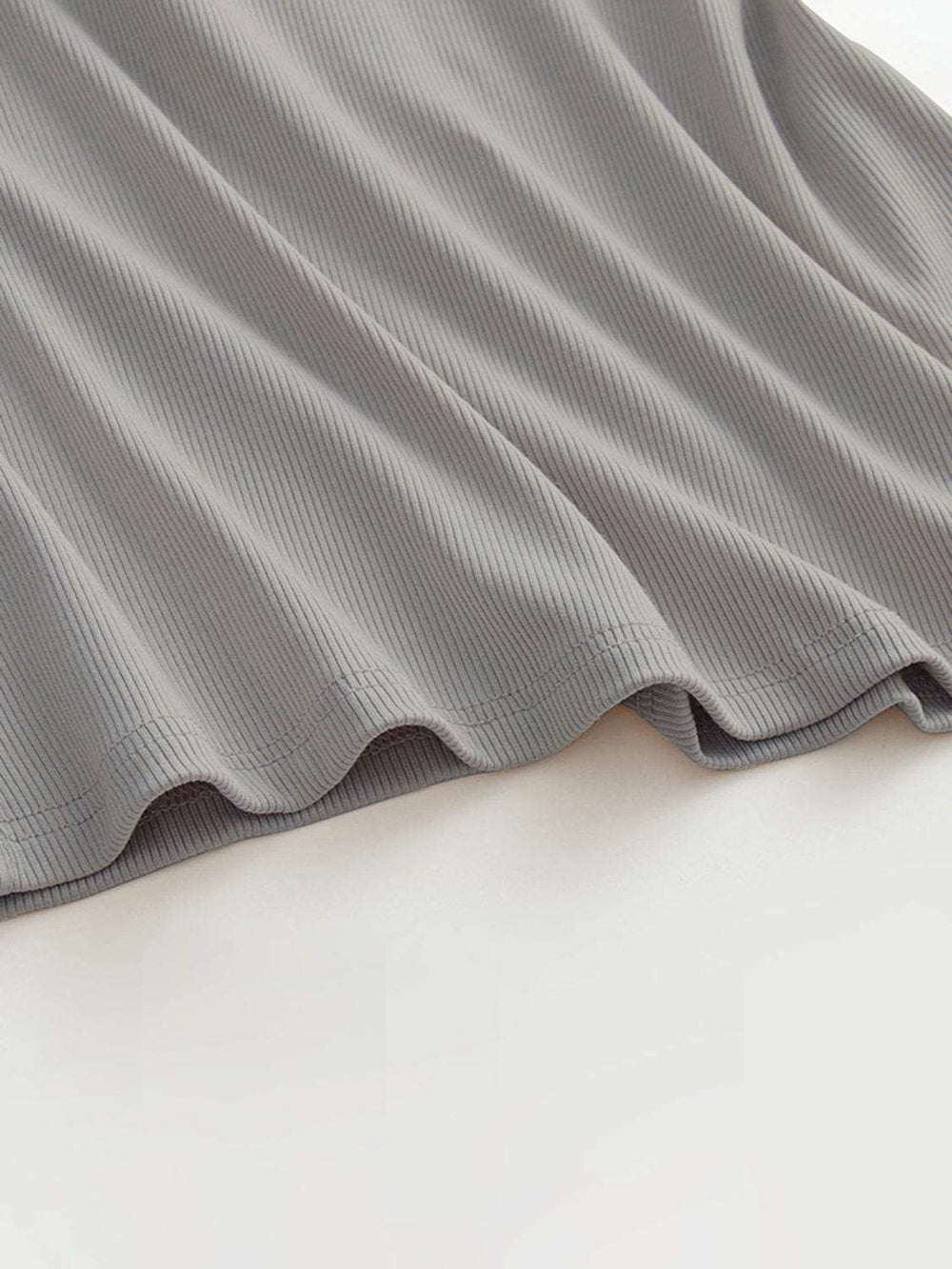 Grecian Neck Tank With Chest Pads - Trendsi - Flyclothing LLC