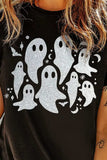Full Size Ghost Round Neck Short Sleeve T-Shirt - Trendsi - Flyclothing LLC