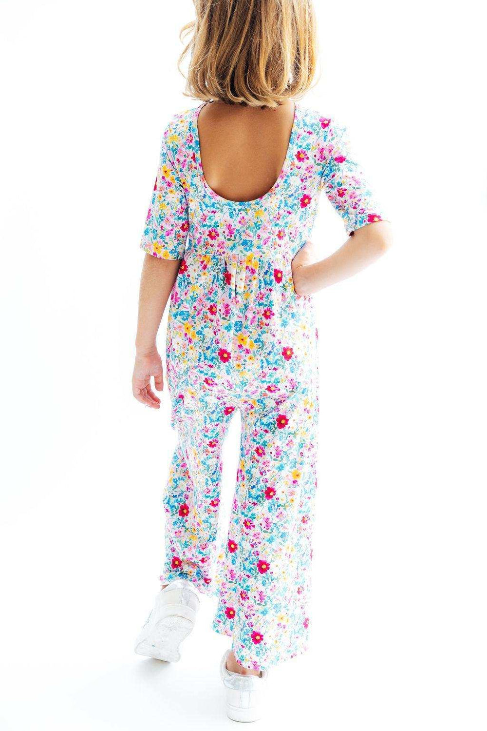 Fluttering Flowers Wide Leg Jumpsuit - Mila & Rose ® - Flyclothing LLC