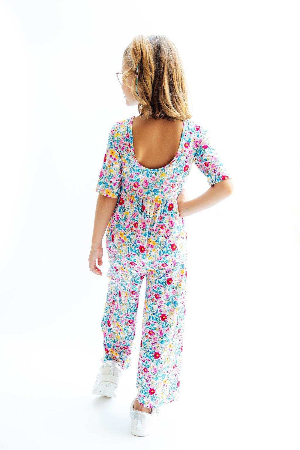 Fluttering Flowers Wide Leg Jumpsuit - Mila & Rose ® - Flyclothing LLC