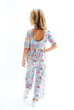 Fluttering Flowers Wide Leg Jumpsuit - Mila & Rose ® - Flyclothing LLC