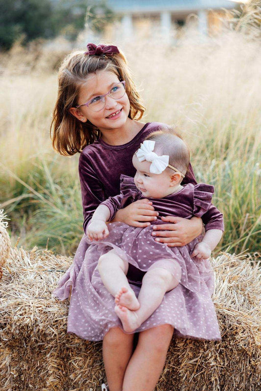 Amethyst Velvet Tutu Bodysuit - Mila & Rose ® - Flyclothing LLC