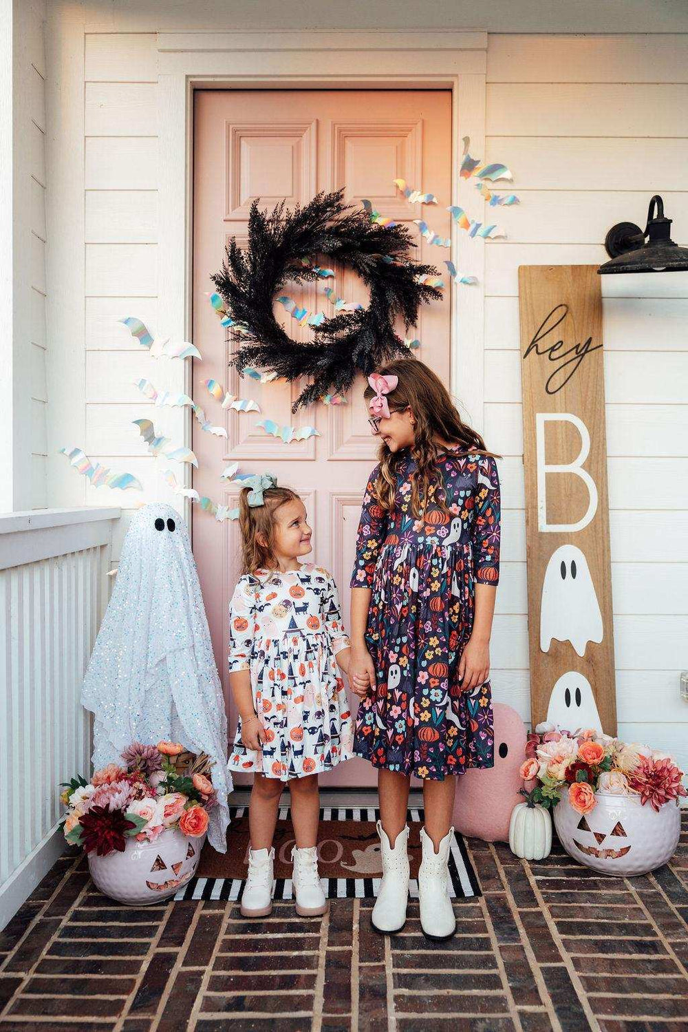 Fangtastic 3/4 Sleeve Pocket Twirl Dress - Mila & Rose ® - Flyclothing LLC