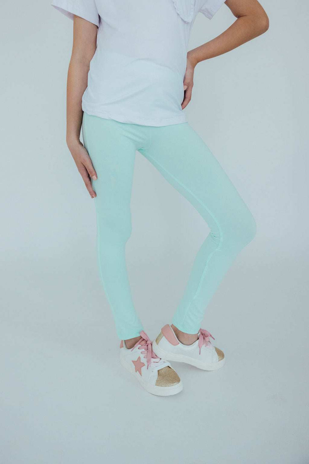Pastel Green Leggings - Mila & Rose ® - Flyclothing LLC