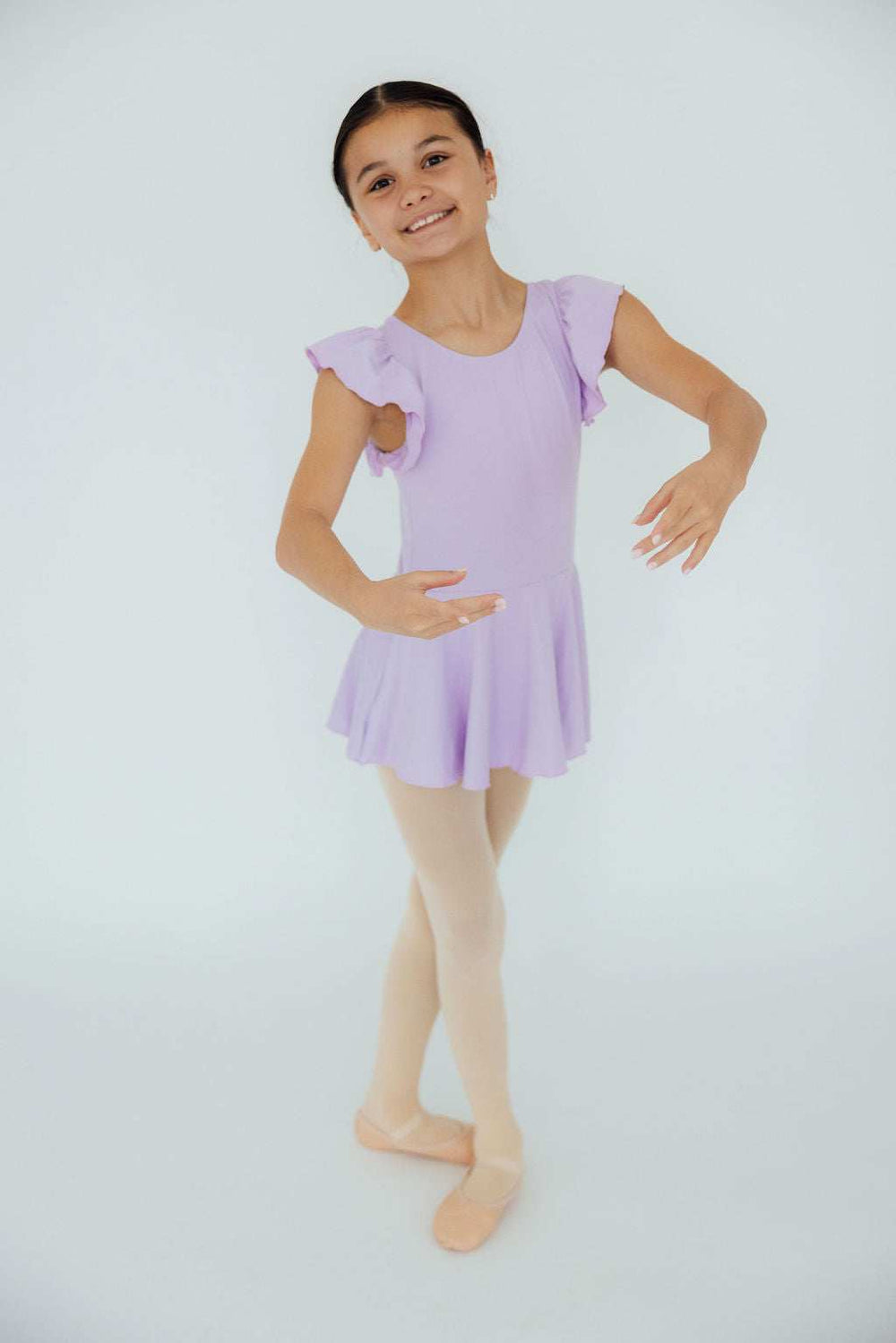 Lavender S/S Twirl Leotard - Mila & Rose ® - Flyclothing LLC
