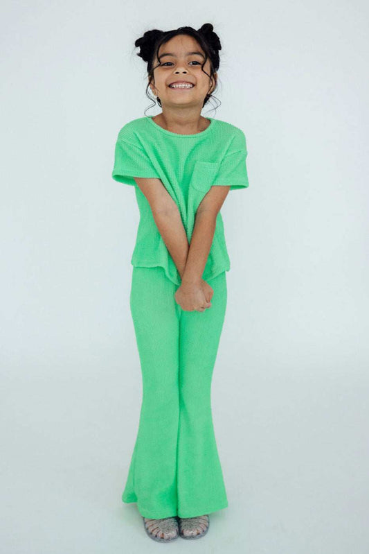 Seafoam Green Scrunchy Bells - Mila & Rose ® - Flyclothing LLC