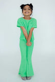 Seafoam Green Scrunchy Bells - Mila & Rose ® - Flyclothing LLC