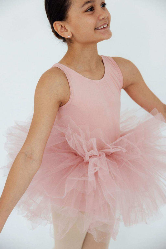 Vintage Pink Tank Tutu Leotard - Mila & Rose ® - Flyclothing LLC
