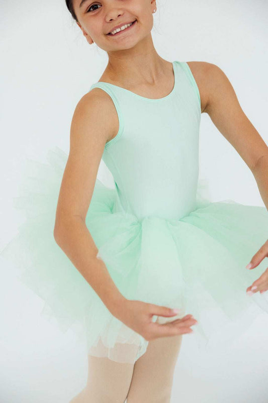 Pastel Green Tank Tutu Leotard - Mila & Rose ® - Flyclothing LLC