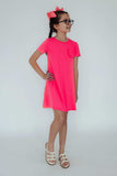 Neon Pink T-Shirt Dress - Mila & Rose ® - Flyclothing LLC