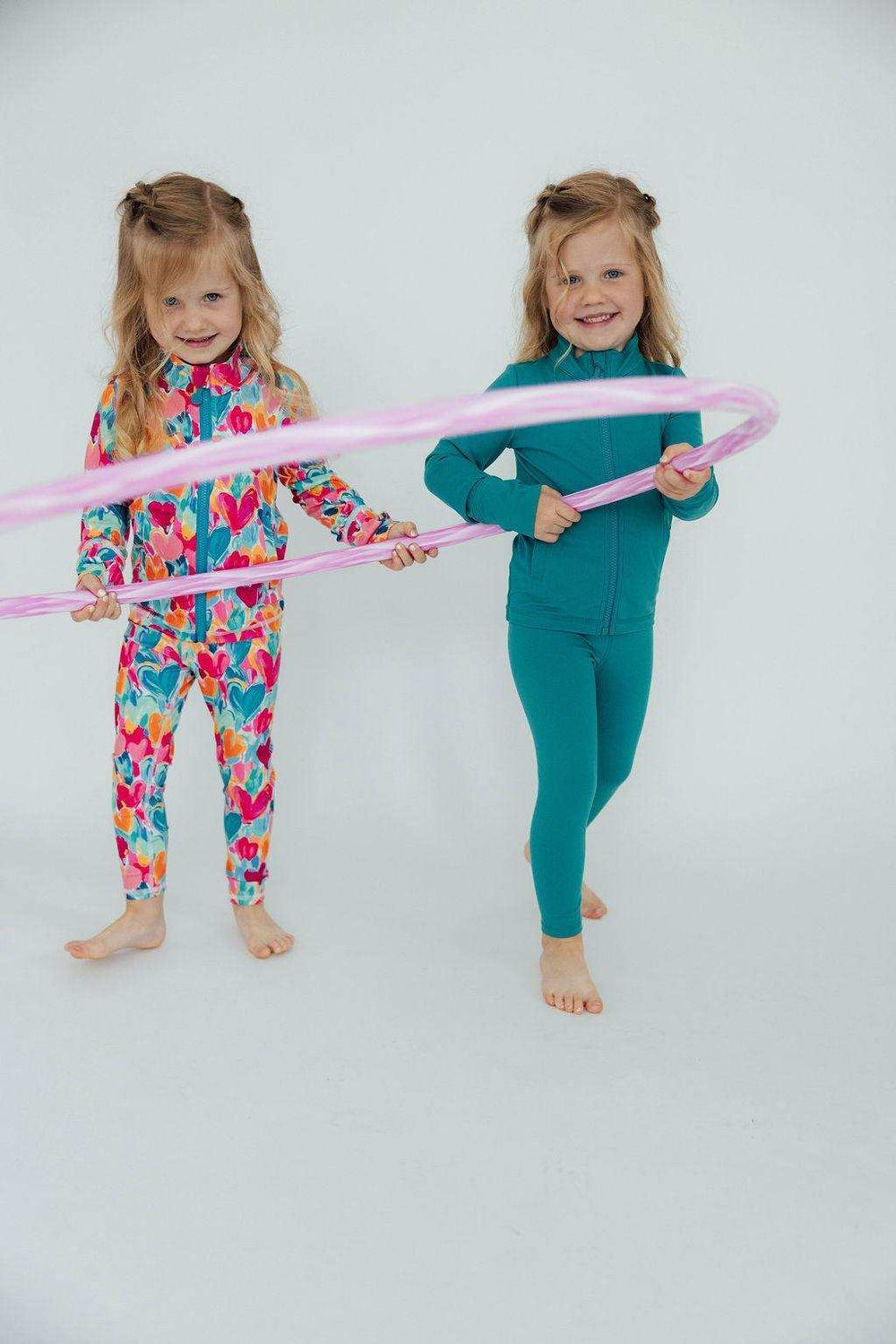 Heart Hustle Full-Zip Ruffle Active Jacket - Mila & Rose ® - Flyclothing LLC