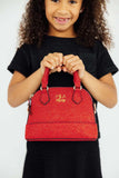 Red Shimmer Girl's Crossbody Purse - Mila & Rose ® - Flyclothing LLC