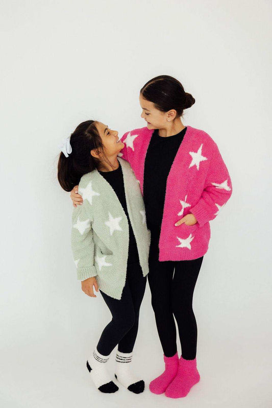Bright Pink Cozy Socks - Mila & Rose ® - Flyclothing LLC