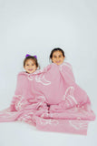 Light Pink Cowgirl Cozy Blanket - Mila & Rose ® - Flyclothing LLC
