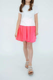 Neon Pink Twirl Skort - Mila & Rose ® - Flyclothing LLC