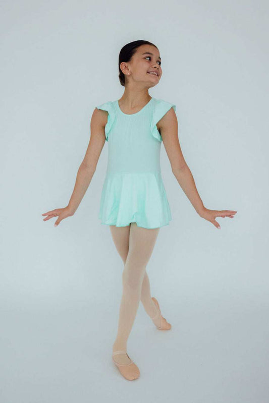 Pastel Green S/S Twirl Leotard - Mila & Rose ® - Flyclothing LLC