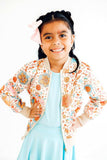 Retro Unicorns Satin Jacket - Mila & Rose ® - Flyclothing LLC