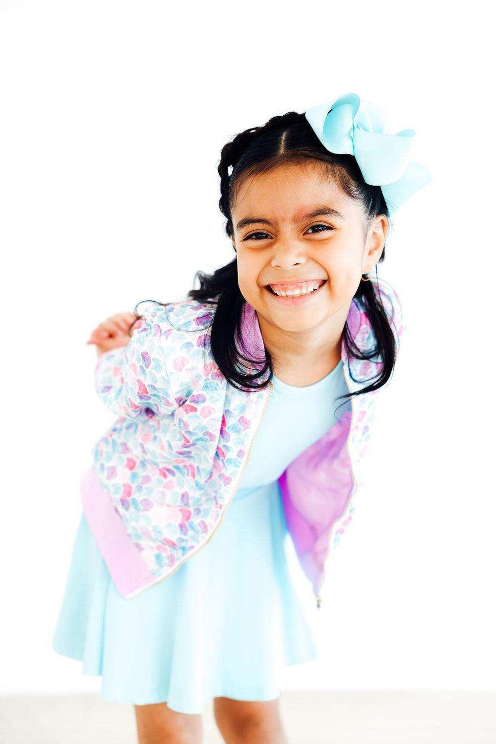 Mermaid Scales Satin Jacket - Mila & Rose ® - Flyclothing LLC