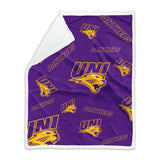 Northern Iowa 50x60 Plush Sherpa Throw - Logo Brands - Flyclothing LLC