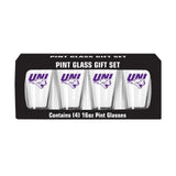 Northern Iowa 16oz Gameday Pint Glass 4 Pack - Logo Brands - Flyclothing LLC