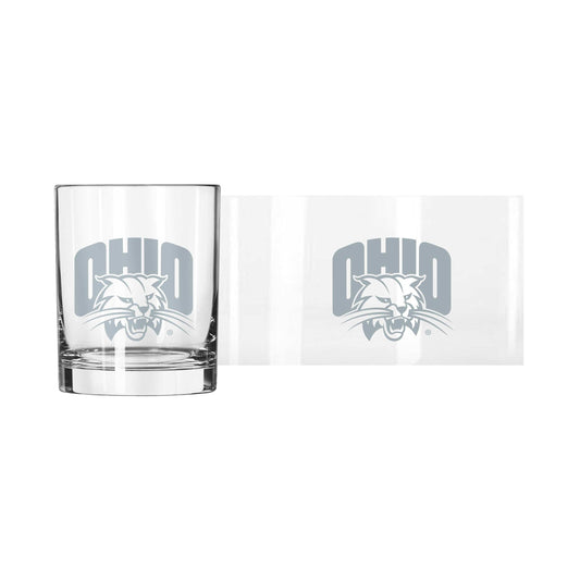 Ohio Bobcats 14oz Frost Rocks Glass - Logo Brands - Flyclothing LLC