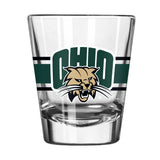 Ohio Bobcats 2oz Stripe Shot Glass - Logo Brands - Flyclothing LLC