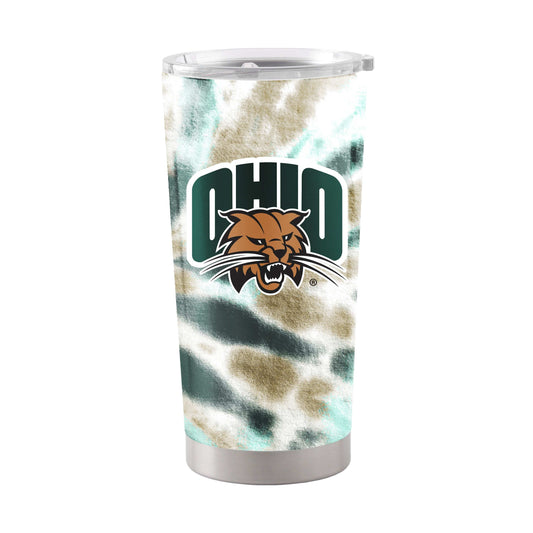 Ohio Bobcats 20oz Tie Dye Stainless Tumbler - Logo Brands - Flyclothing LLC