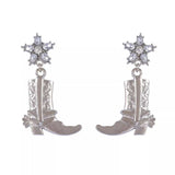 Western Style Boot Dangle Earrings - Trendsi - Flyclothing LLC