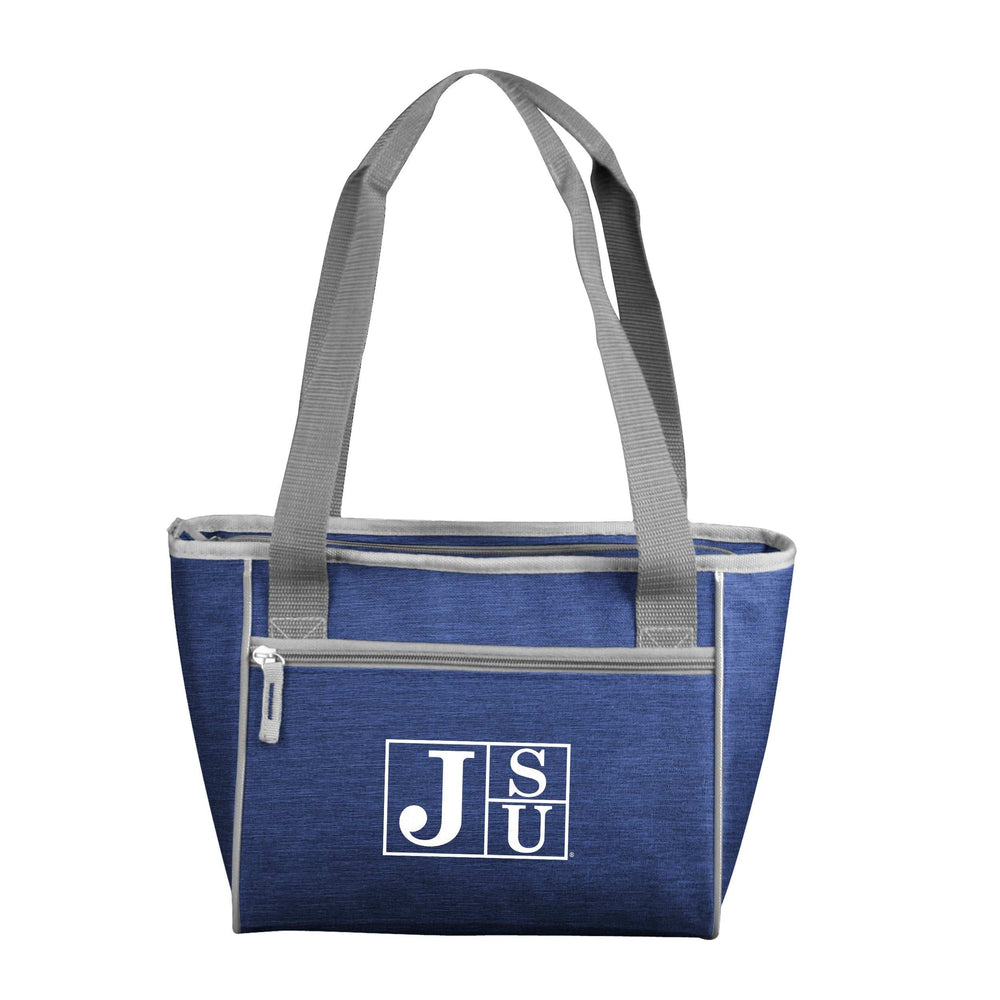 Jackson State Crosshatch 16 Can Cooler Tote - Logo Brands - Flyclothing LLC