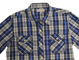Pila Design Blue Plaid Shirt - Pila Design - Flyclothing LLC