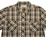 Pila Design Brown & Blue Plaid Shirt - Pila Design - Flyclothing LLC