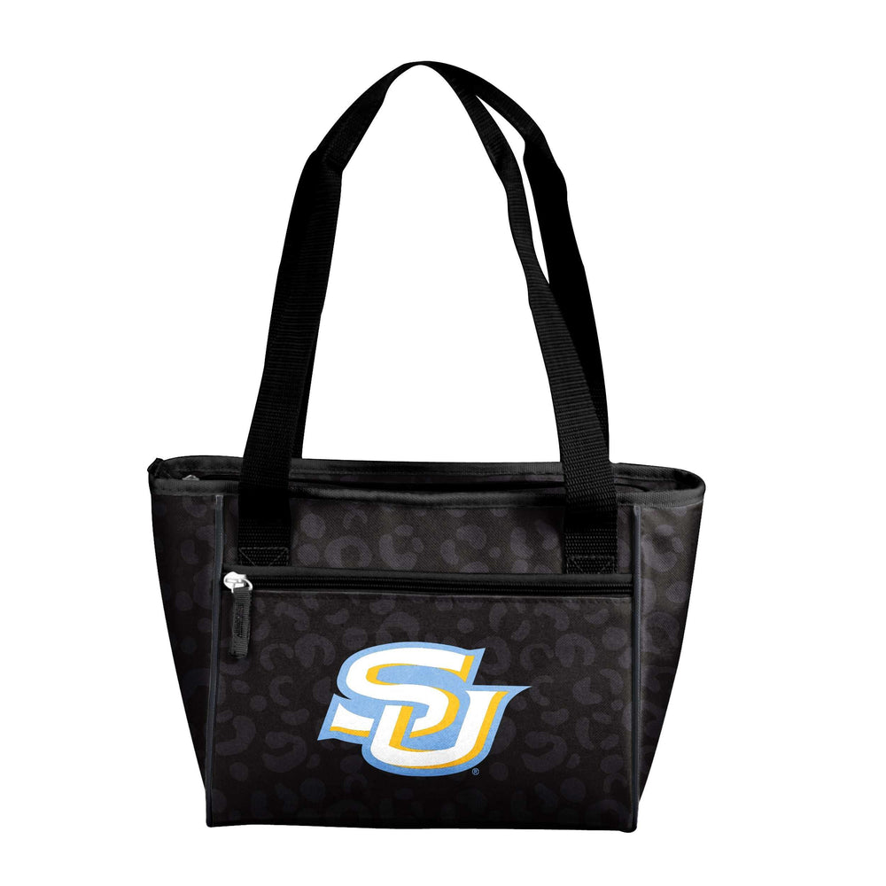 Southern University Leopard Print 16 Can Cooler Tote - Logo Brands - Flyclothing LLC