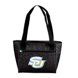 Southern University Leopard Print 16 Can Cooler Tote - Logo Brands - Flyclothing LLC
