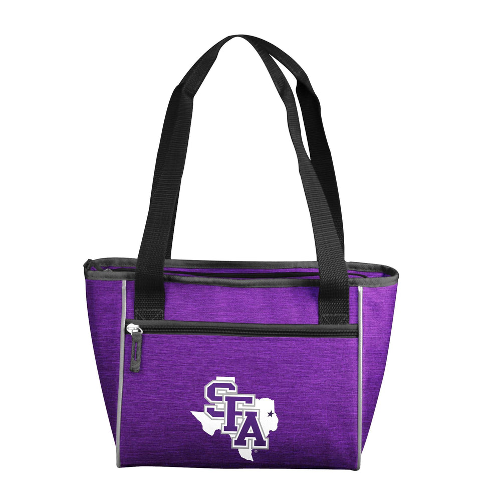 Stephen F Austin Crosshatch 16 Can Cooler Tote - Logo Brands - Flyclothing LLC
