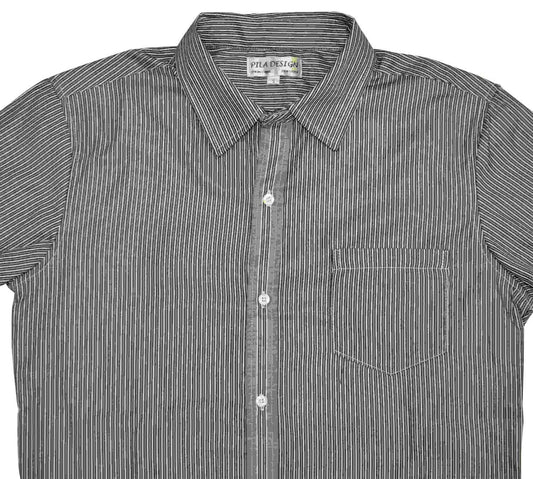 Pila Design Charcoal Dress Shirt - Pila Design - Flyclothing LLC